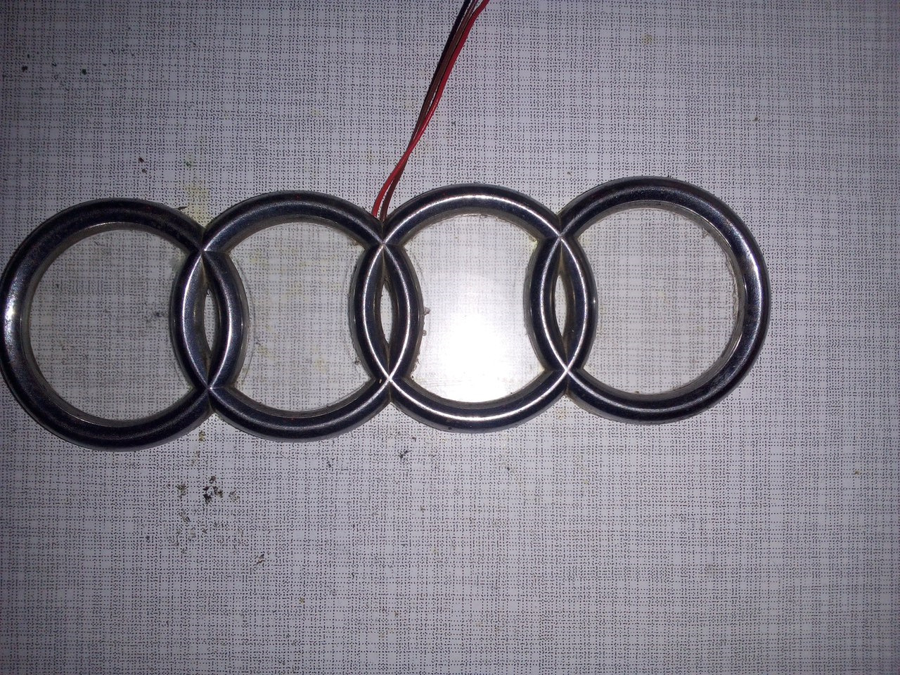 Значек Audi с подстветкой. — Audi 80 (B3), 1,8 л, 1987 года | стайлинг ...