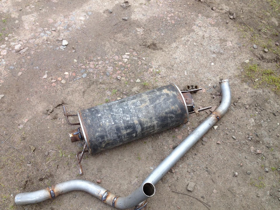 работа над глушителем — DRIVE2