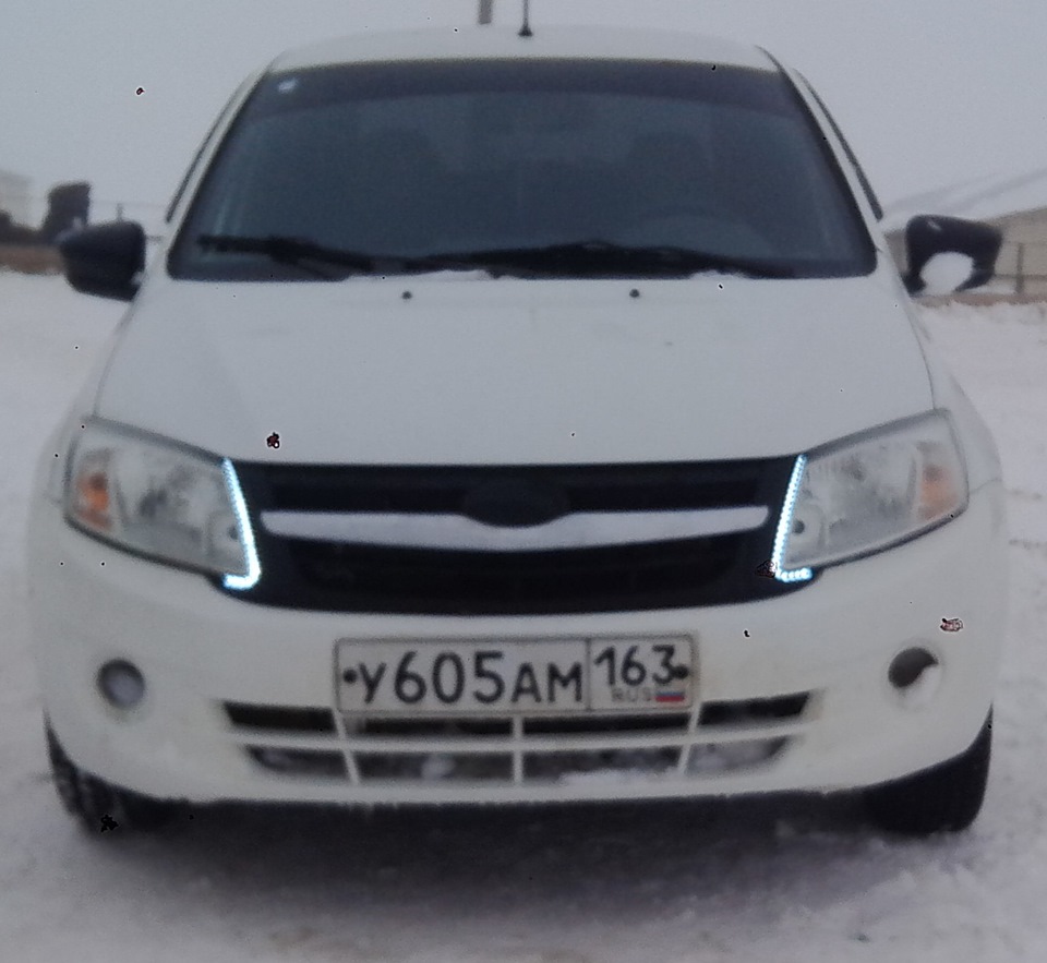 доделал ходовые огни — Lada Гранта (1G), 1,6 л, 2014 года | стайлинг ...