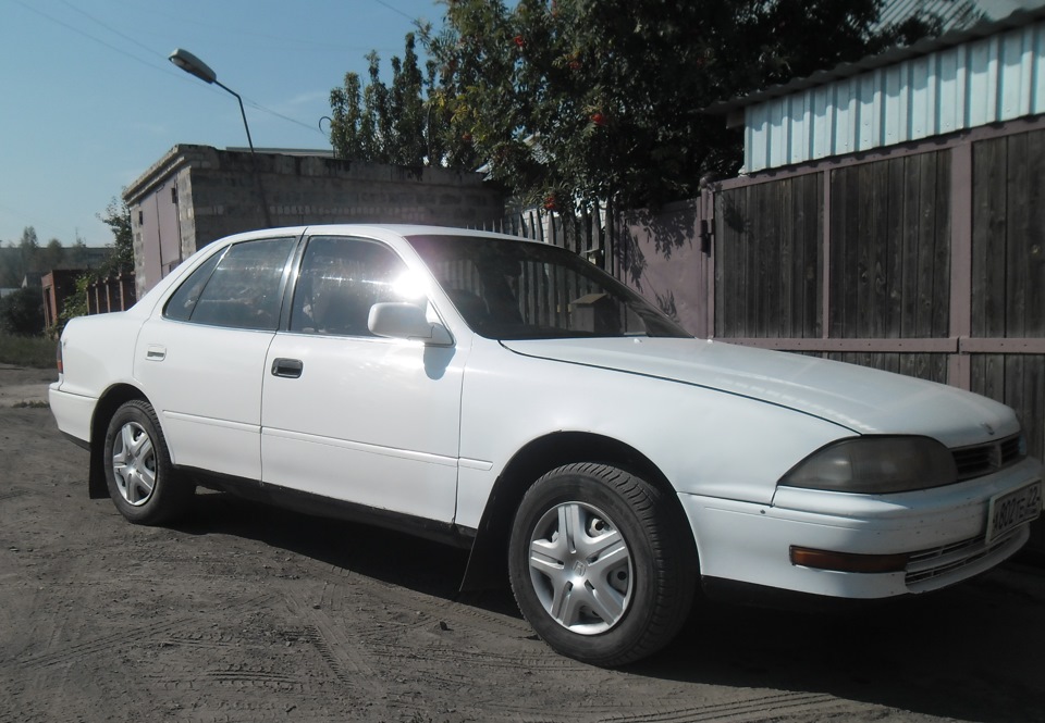 Самодельные брызговики — Toyota Vista (30), 1,8 л, 1991 года | прикол ...