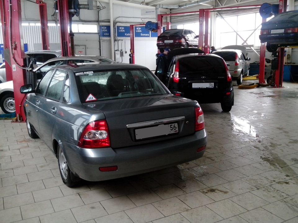 Замена ИКЗ по гарантии — Lada Приора седан, 1,6 л, 2011 года | визит на ...