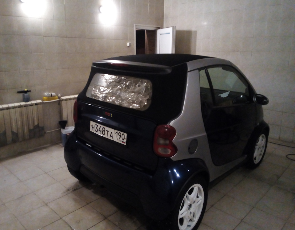 Лопнуло заднее пластиковое стекло — Smart City, 0,6 л, 2002 года ...