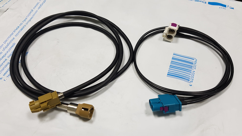 удлинитель USB и антенны — Volkswagen Tiguan (2G)