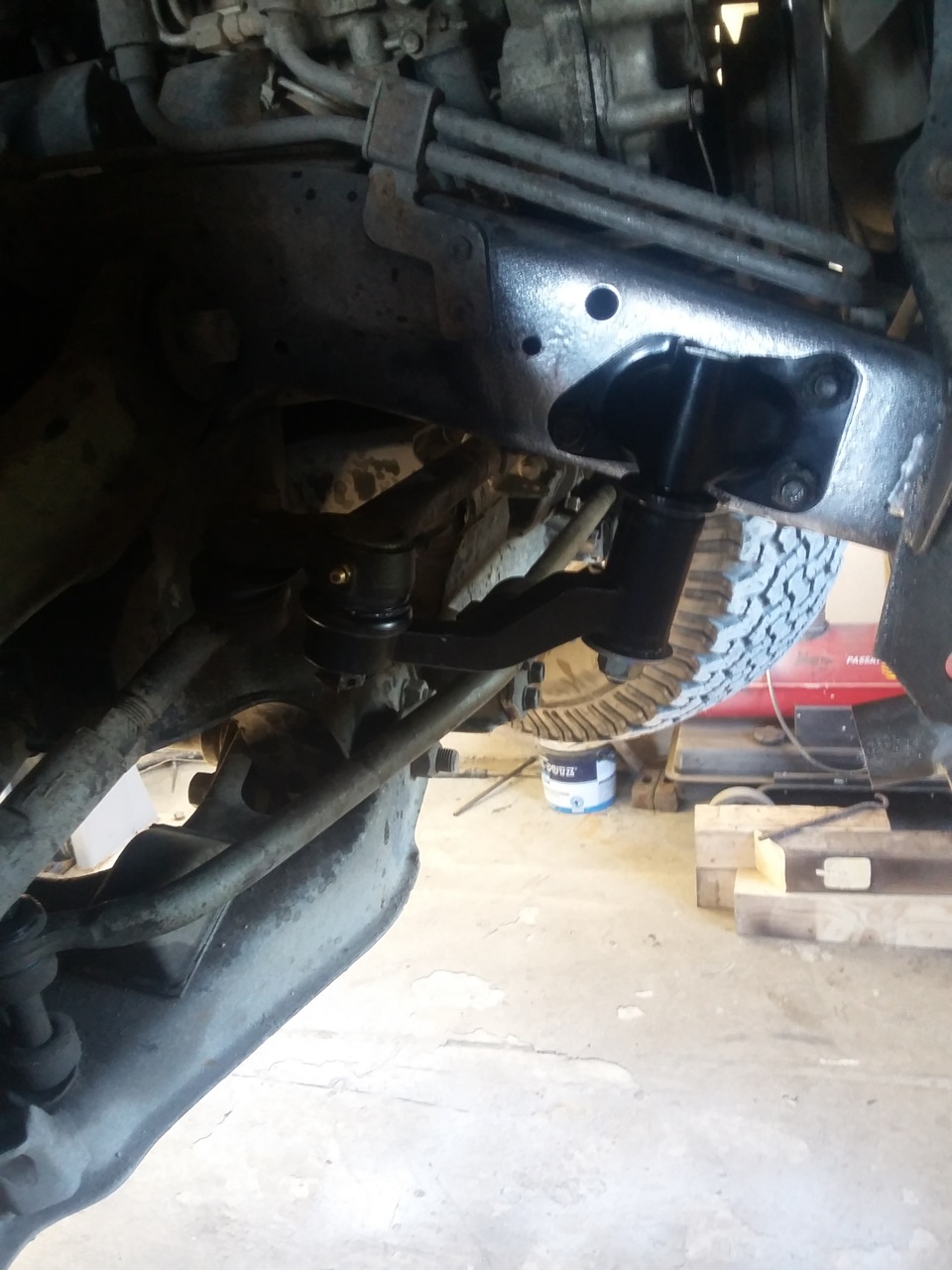 Замена втулок стабилизатора и рулевого маятника — Nissan PickUp (D21 ...