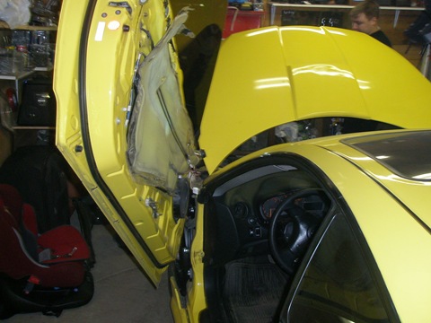 Installing Lambo doors - Toyota Celica 18L 2003