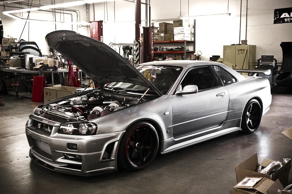 Nissan skyline r33 выворот