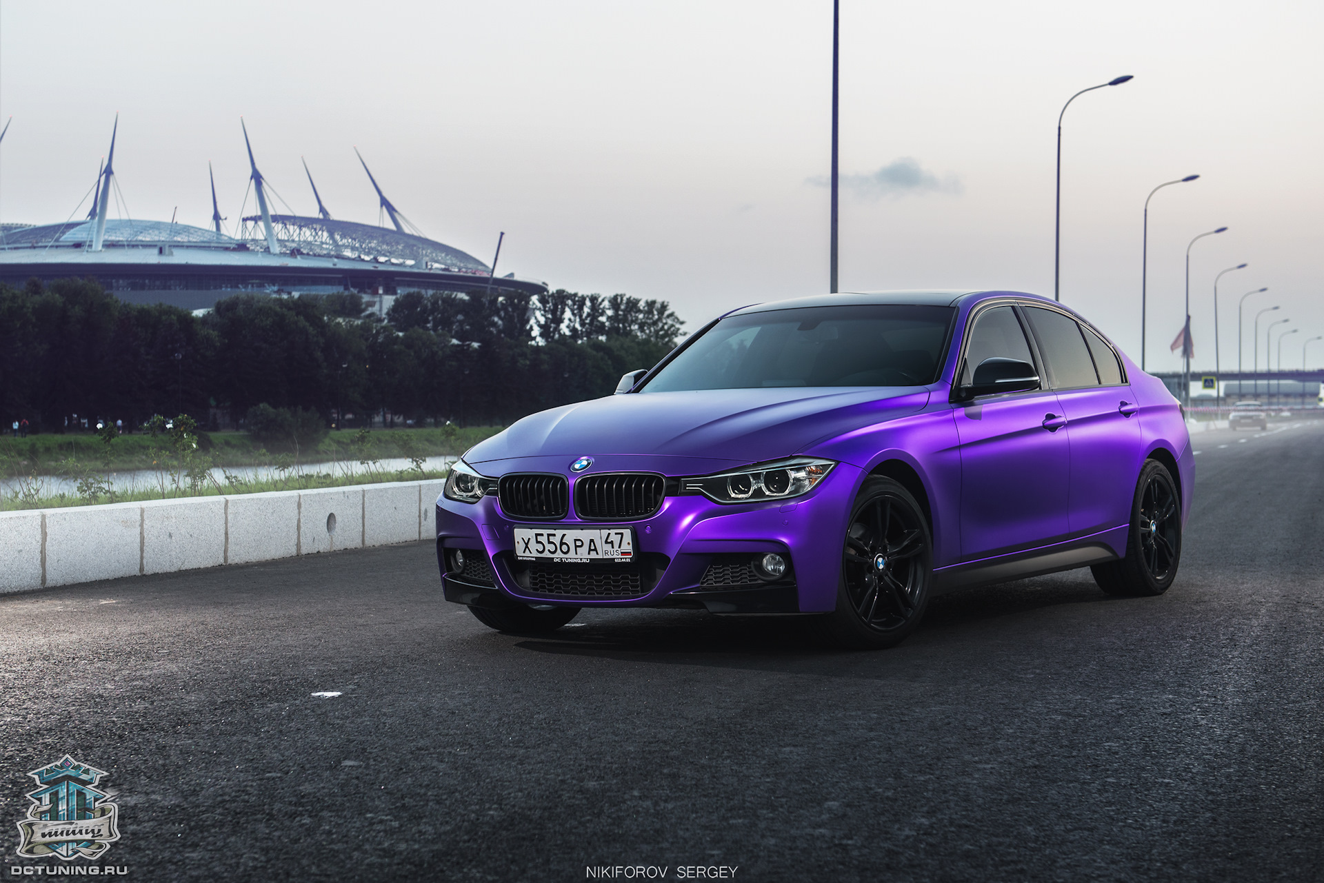 BMW F30 — Фиолетовый матовый хром — DC Tuning на DRIVE2