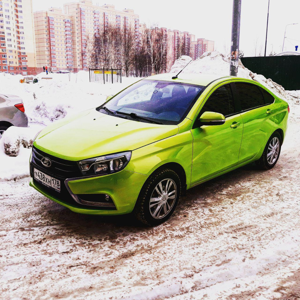 Фото машины на сегодняшний день. Для истории. :) — Lada Vesta, 1,8 л, 2017  года | фотография | DRIVE2