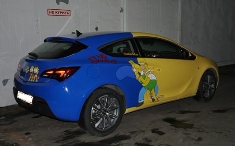 Аэрография Opel Astra GTC