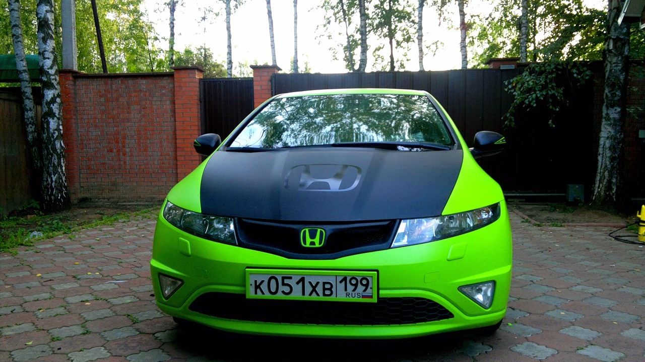 Полный салат! Авто винил! :) — Honda Civic 5D (8G), 1,8 л, 2008 года |  тюнинг | DRIVE2