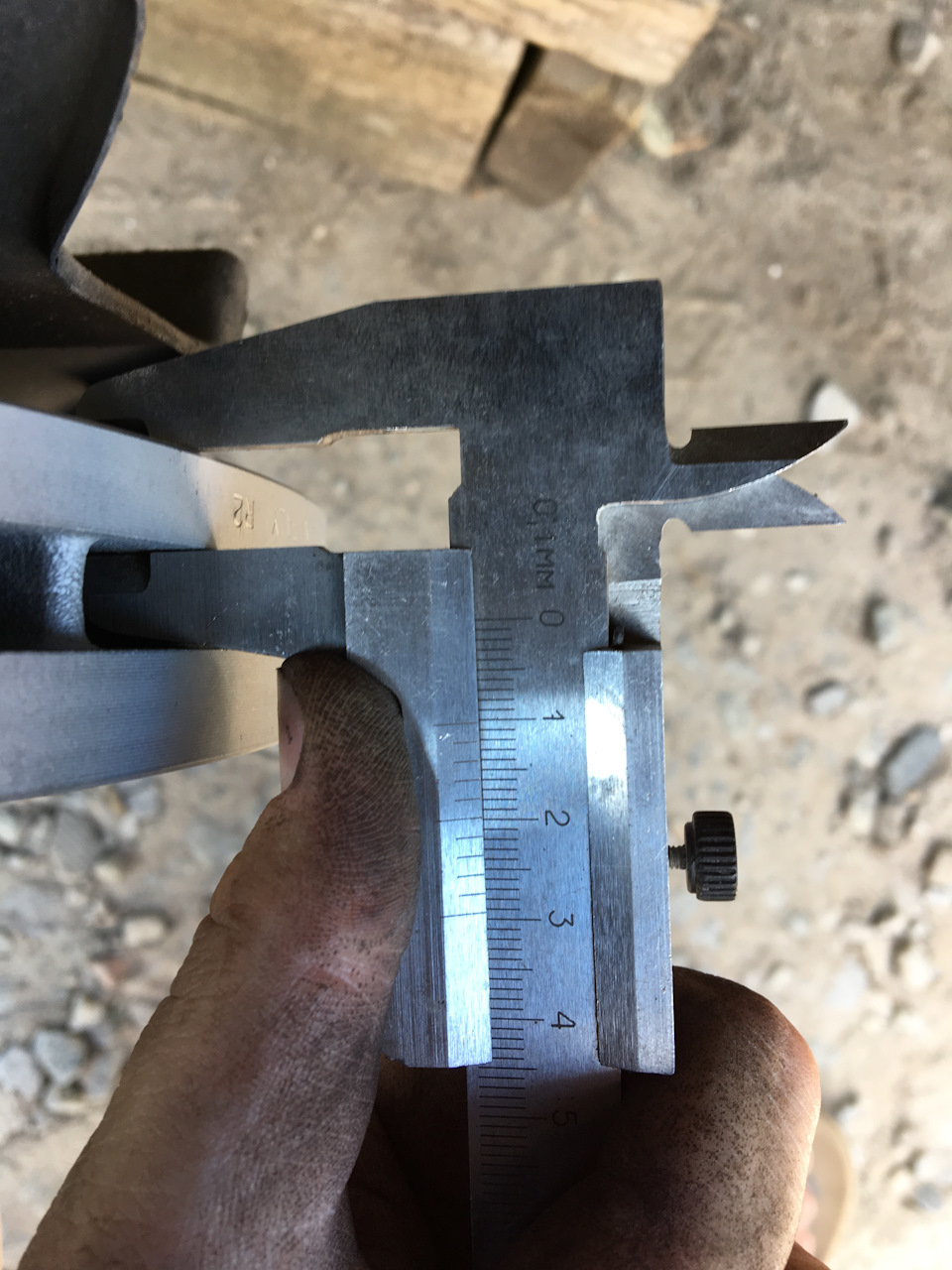 и толщина внутреннего блина! — KIA Sorento (2G)