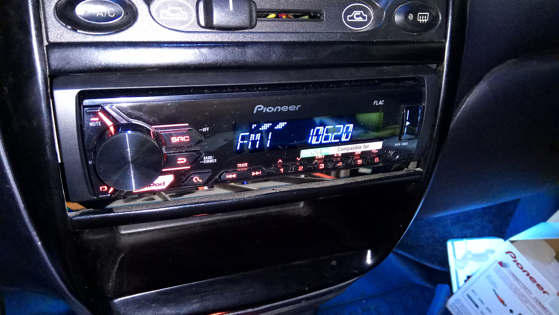 Pioneer mvh 190ui