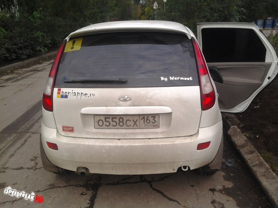 задняя сабля — Lada Калина Хэтчбек (1G), 1,6 л, 2011 года | стайлинг ...