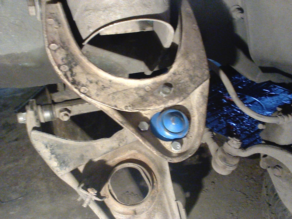 Передняя подвеска, угол кастора. — Lada 2107, 1,6 л, 2001 года | тюнинг ...