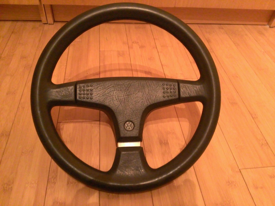 Новый ништячёк!))) Руль в студию! Перешивка руля в кожу. — Volkswagen ...