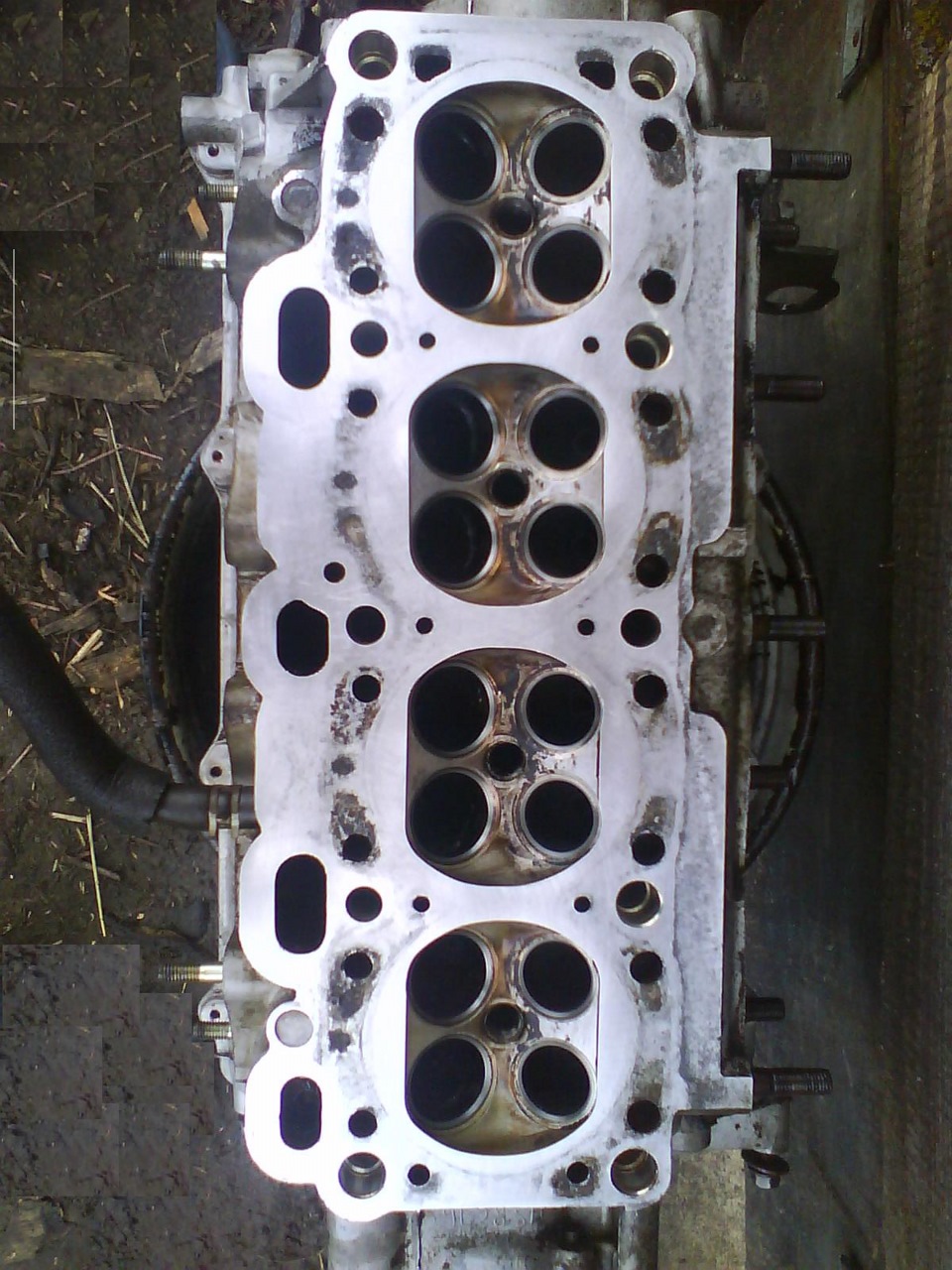 ремонт двигателя — ГБЦ / замена М-колпачков / притирка клапанов — KIA ...