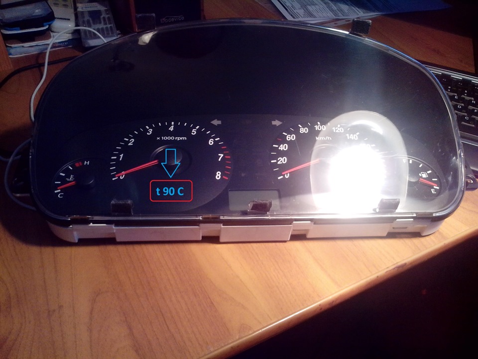 Разборка приборной панели — Hyundai Elantra (3G), 1,6 л., 2004 года ...