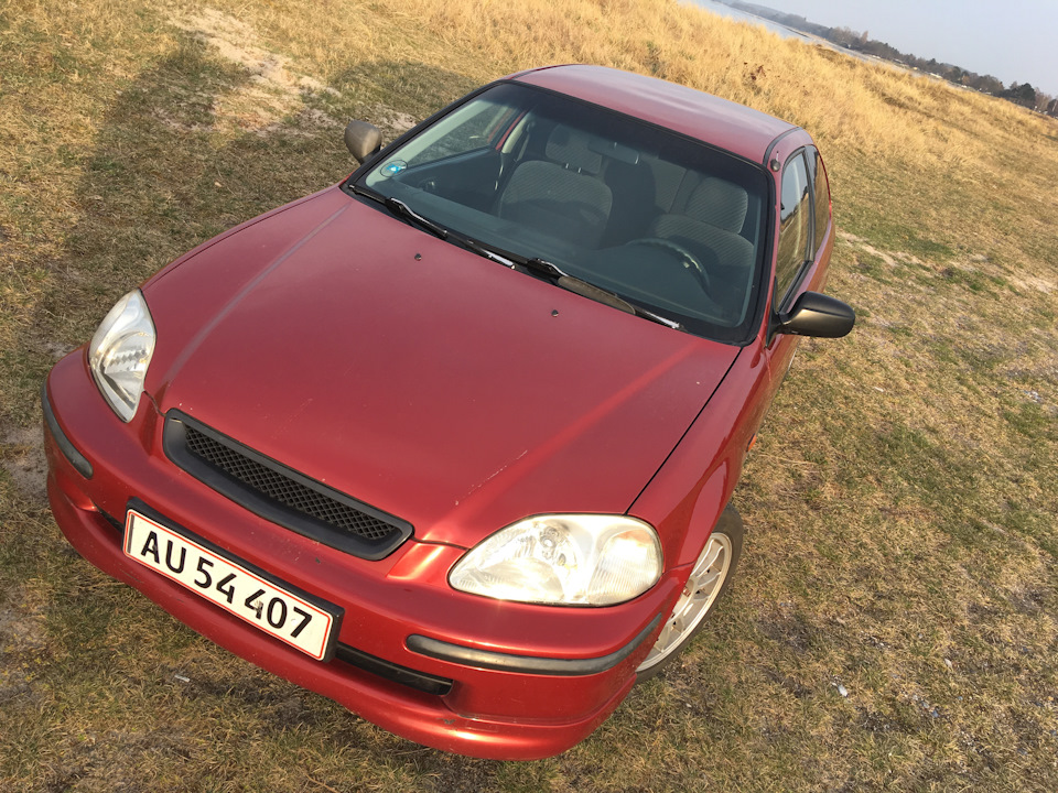 Фото какой он до переделок — Honda Civic Hatchback (6G), 1,5 л, 1998 ...