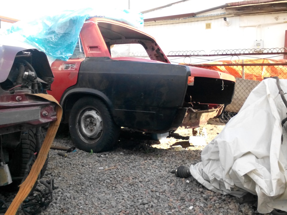 Срезал старое железо. — Lada 2107, 1,6 л, 1989 года | кузовной ремонт ...