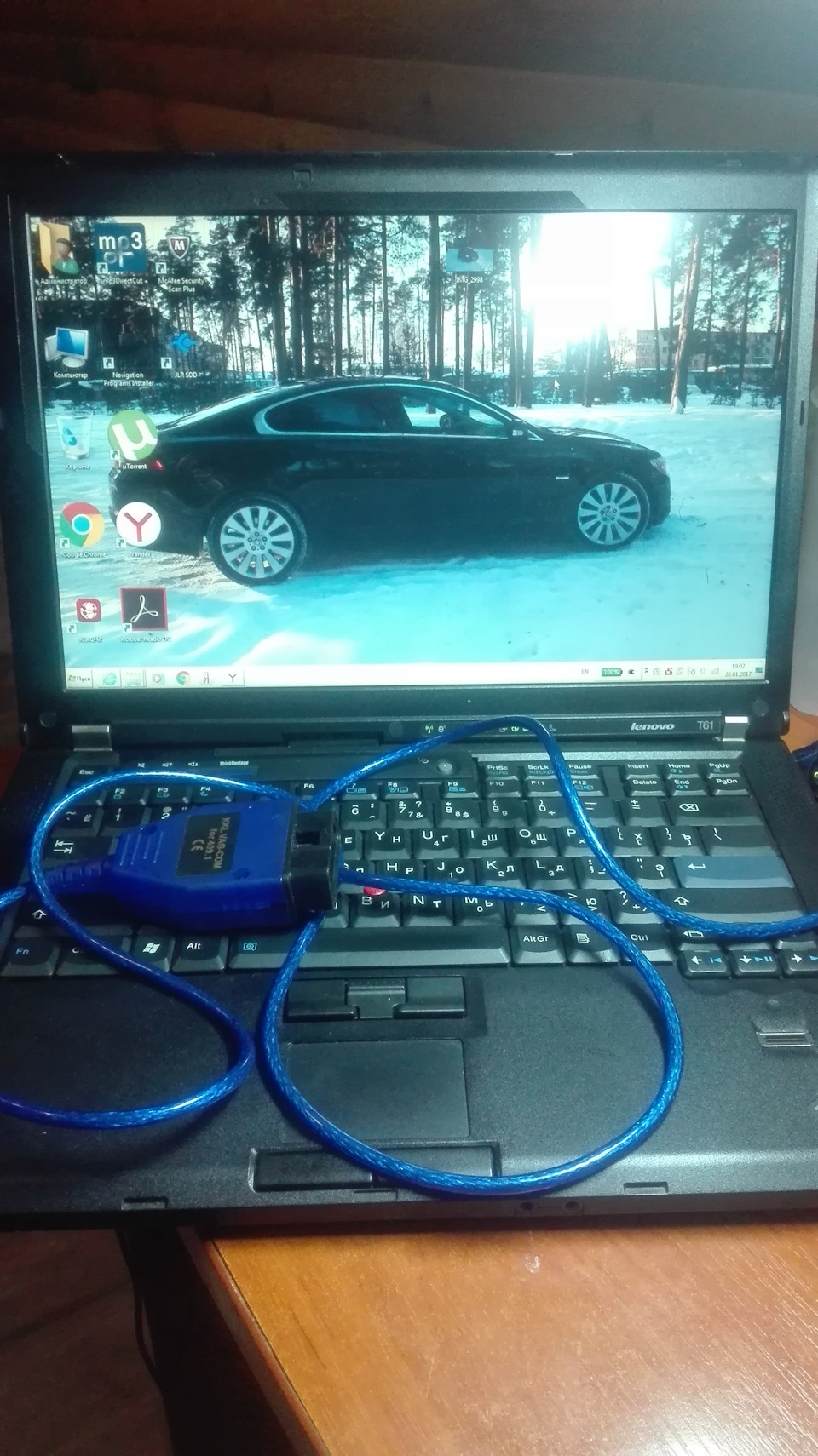 Шнурок OBD2 usb на чипе FTDI + ноутбук+ecuExplorer — Subaru Legacy (BL ...