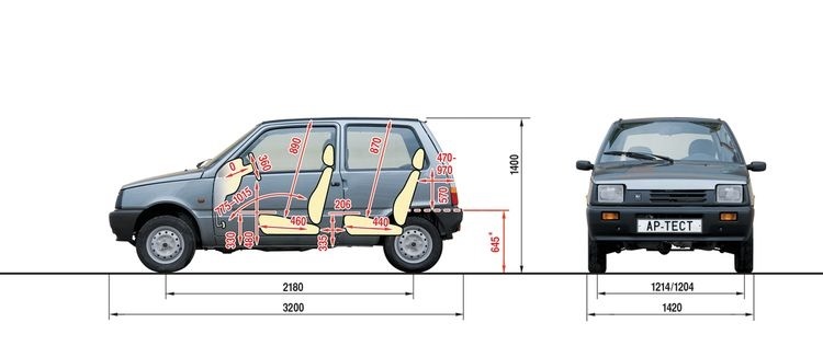 Чертеж ваз 1111