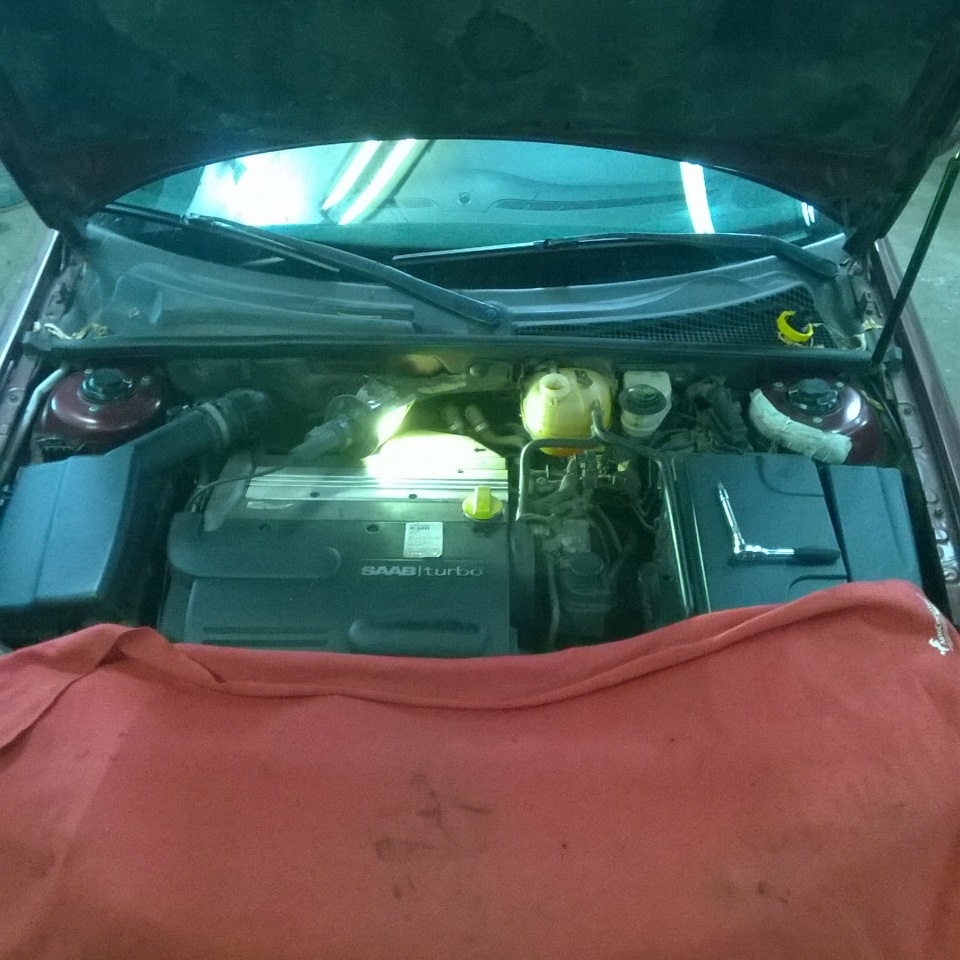 Готовимся к зиме. А вдруг она будет)))) — Saab 93 (2G), 2 л, 2004 года