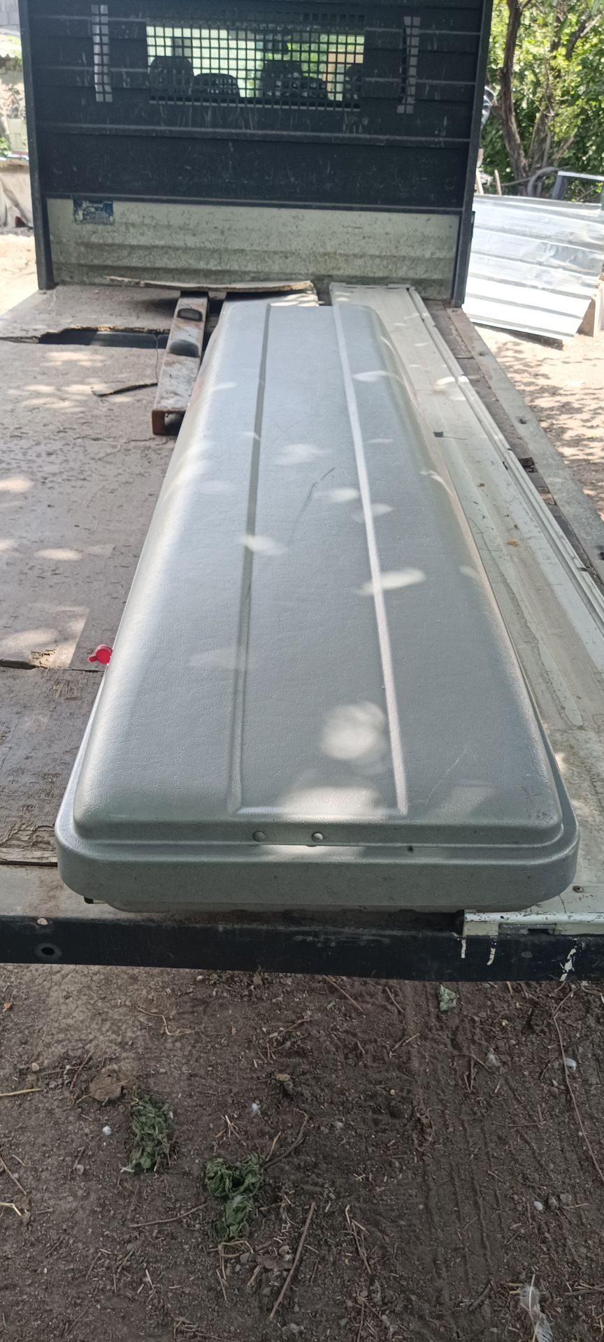 Авто бокс и поперечные дуги на крышу. — Mercedes-Benz V-Class (W638), 2 ...