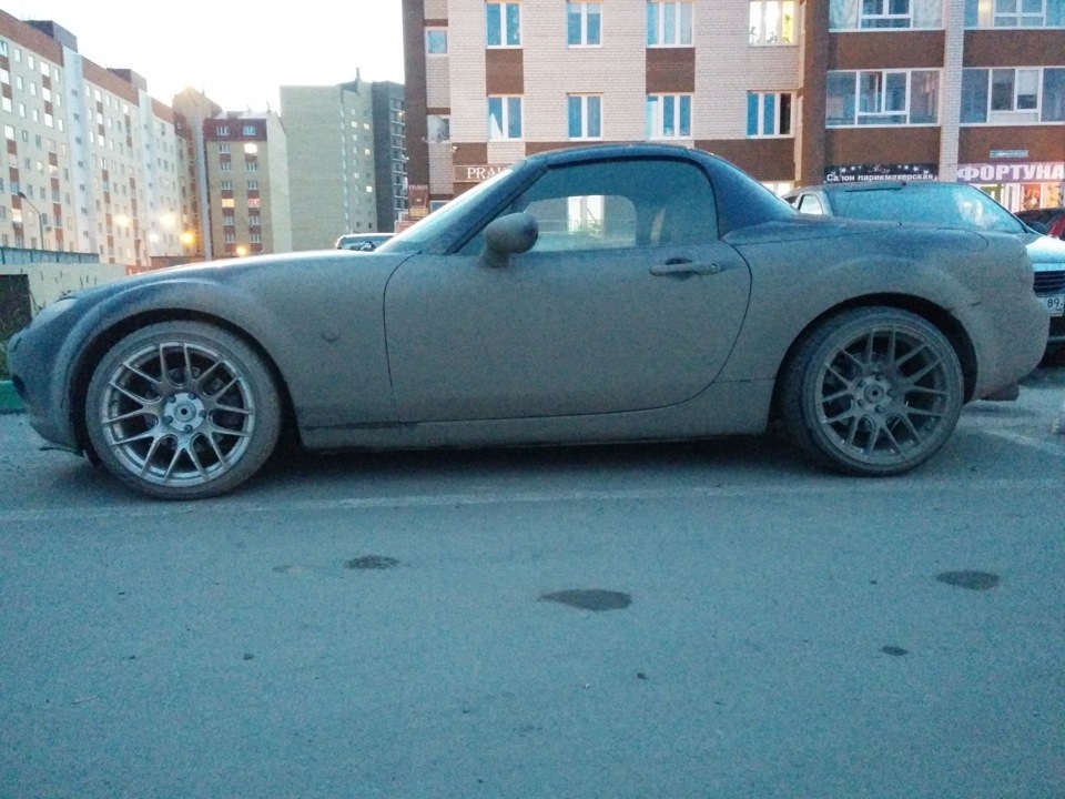 Пневмоподвеска зимой.Новое реле давления. Новые тормоза. — Mazda MX-5 ...