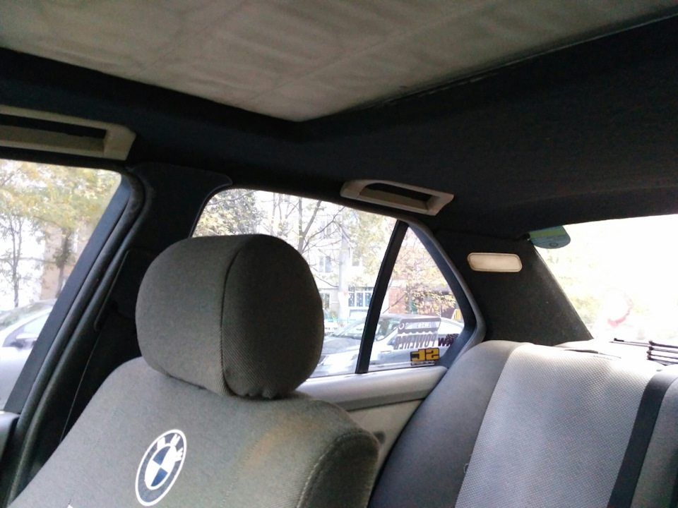 Перетяжка салона карпетом е34 финал — BMW 5 series (E34), 2,5 л, 1989 ...