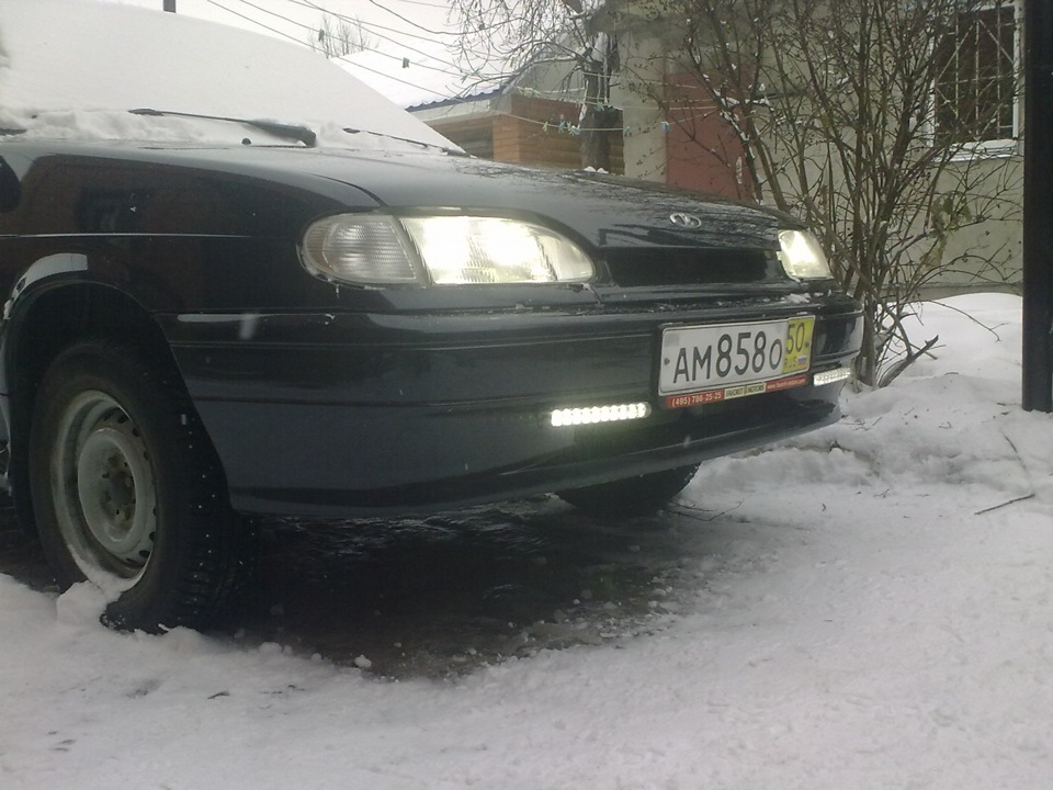 установка дневных ходовых огней — Lada 2114, 1,6 л, 2009 года ...