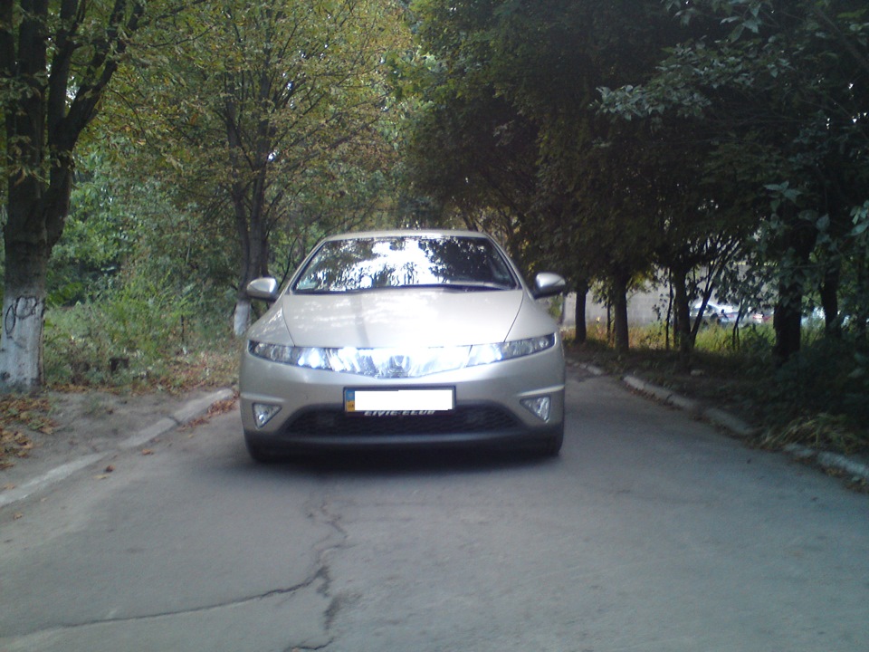 Подсветка передней люстры — Honda Civic Hatchback (8G), 1,8 л, 2008 ...