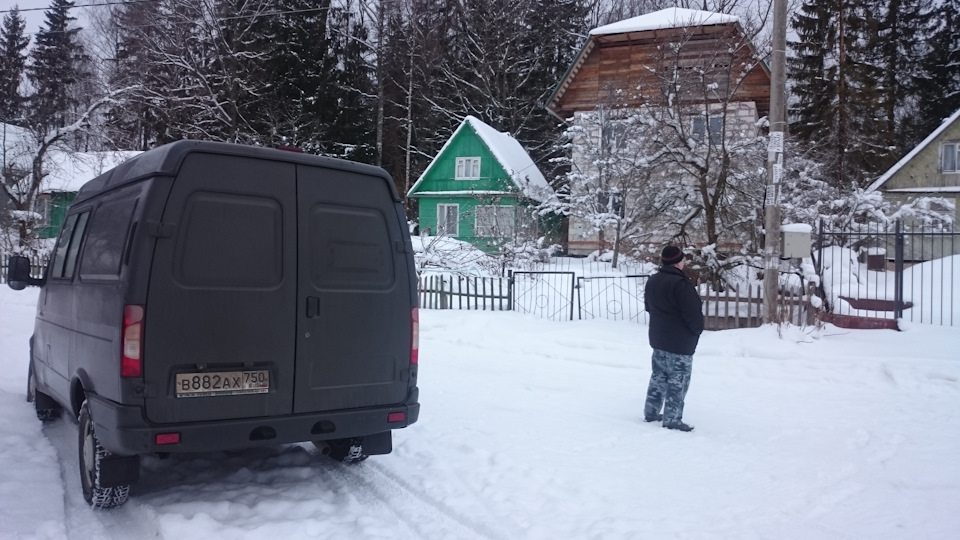 Установка зимней резины Кордиант Сноу Кросс 215/70-R16 — ГАЗ Соболь, 2 ...