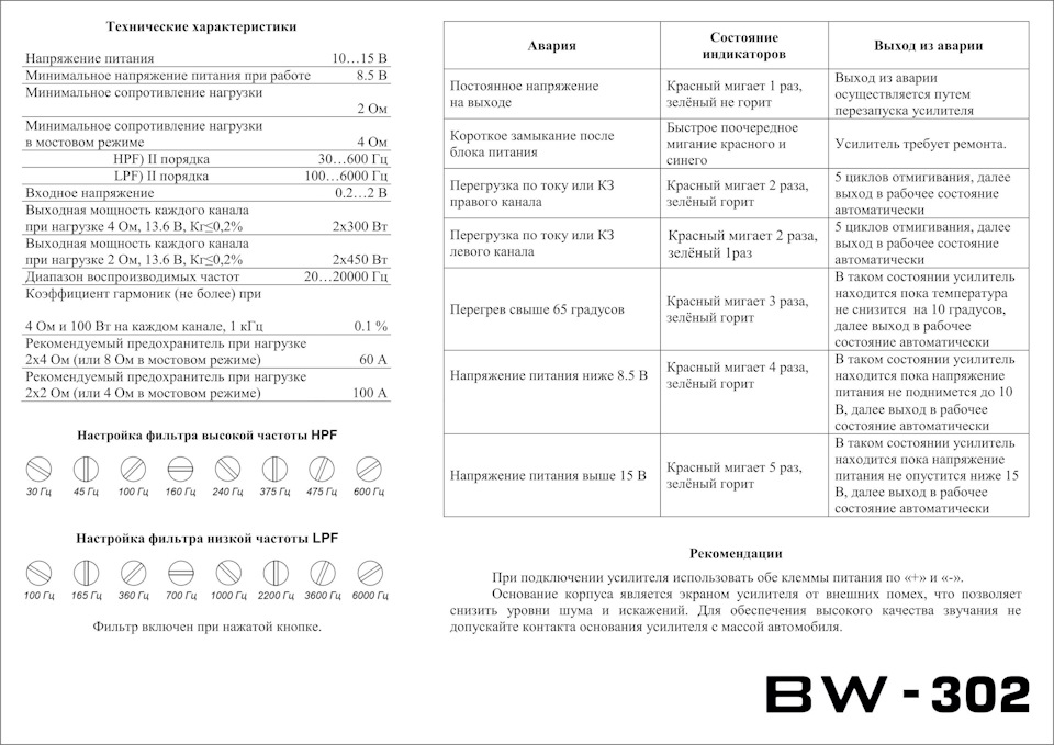 3 раза мигает красным. Бас вариор 302. Bass Warrior 300.2. Bass Warrior 302 характеристики. Bw302.