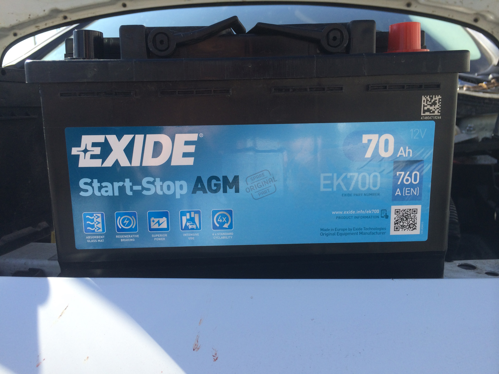 Exide agm 70. Exide start-stop AGM ek700. Exide ek700 AGM. AGM ek700.