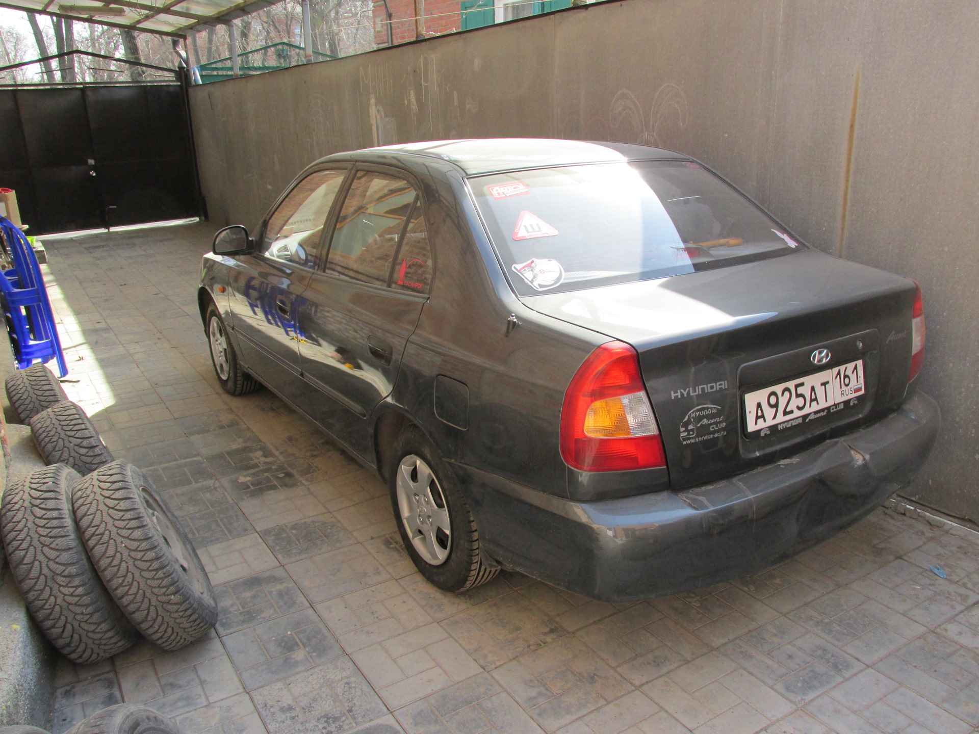 Переобулся в новое лето — Hyundai Accent (2G), 1,5 л, 2008 года | шины |  DRIVE2