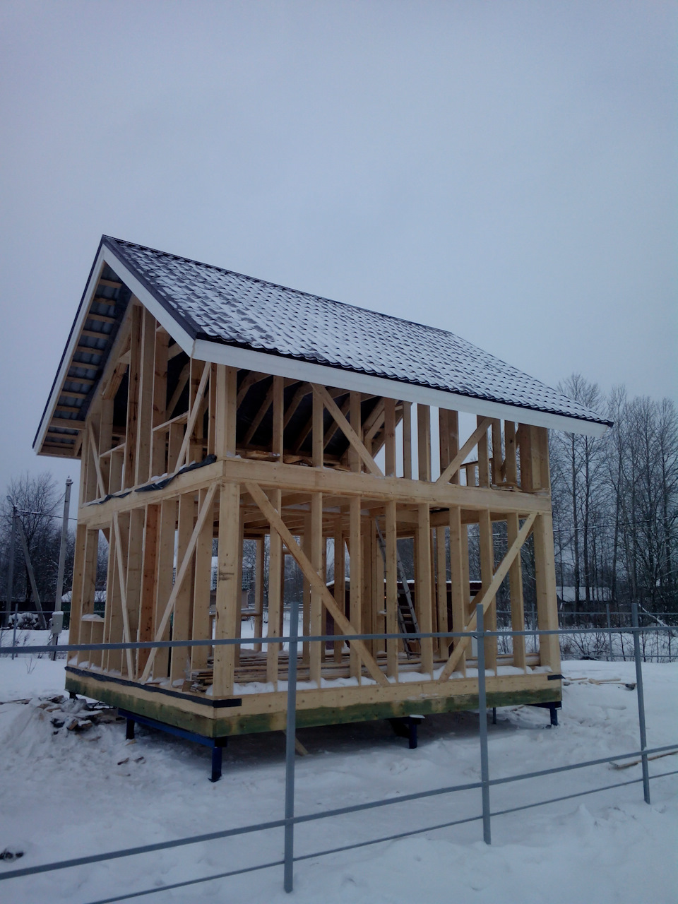 Установить каркасный дом в Динской