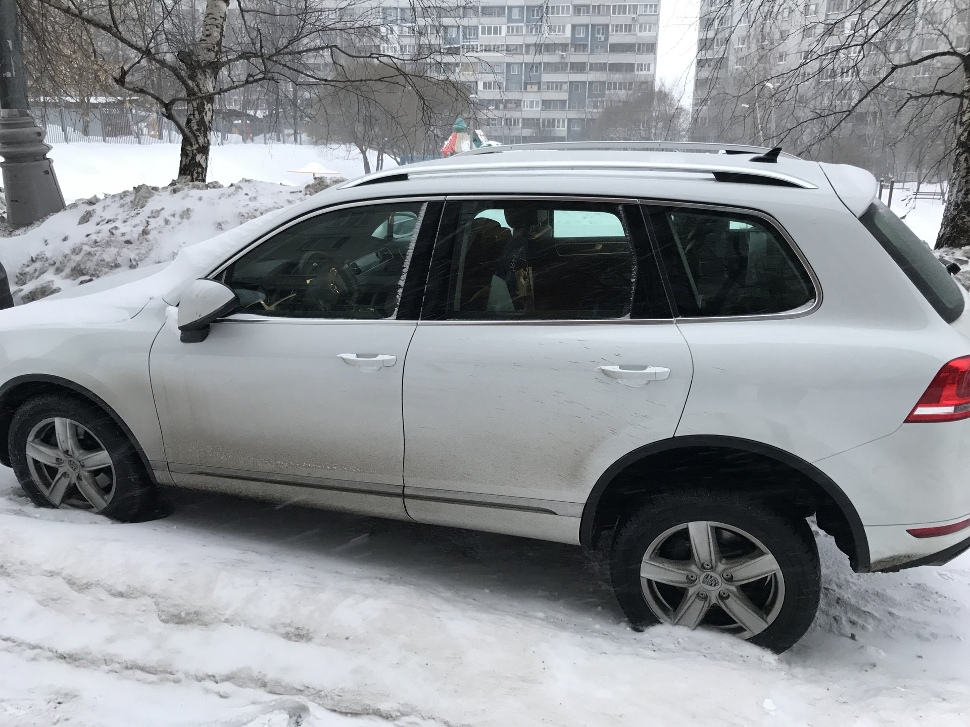 пневмоподвеска в морозы туарег