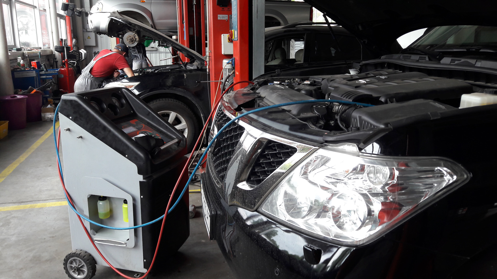 Диагностика климат контроля — Nissan Patrol (Y62), 5,6 л, 2011 года ...