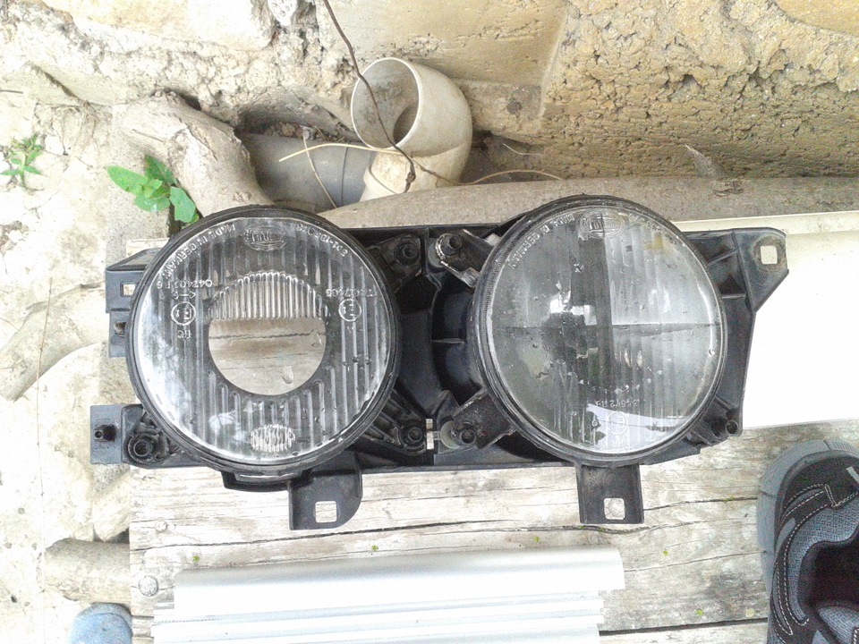 Оптика HELLA BLACK))) — BMW 7 series (E32), 3,5 л, 1989 года ...