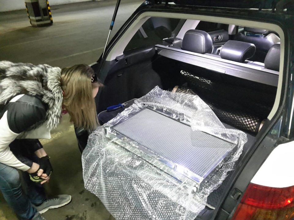 Цельноалюминиевый радиатор для авто