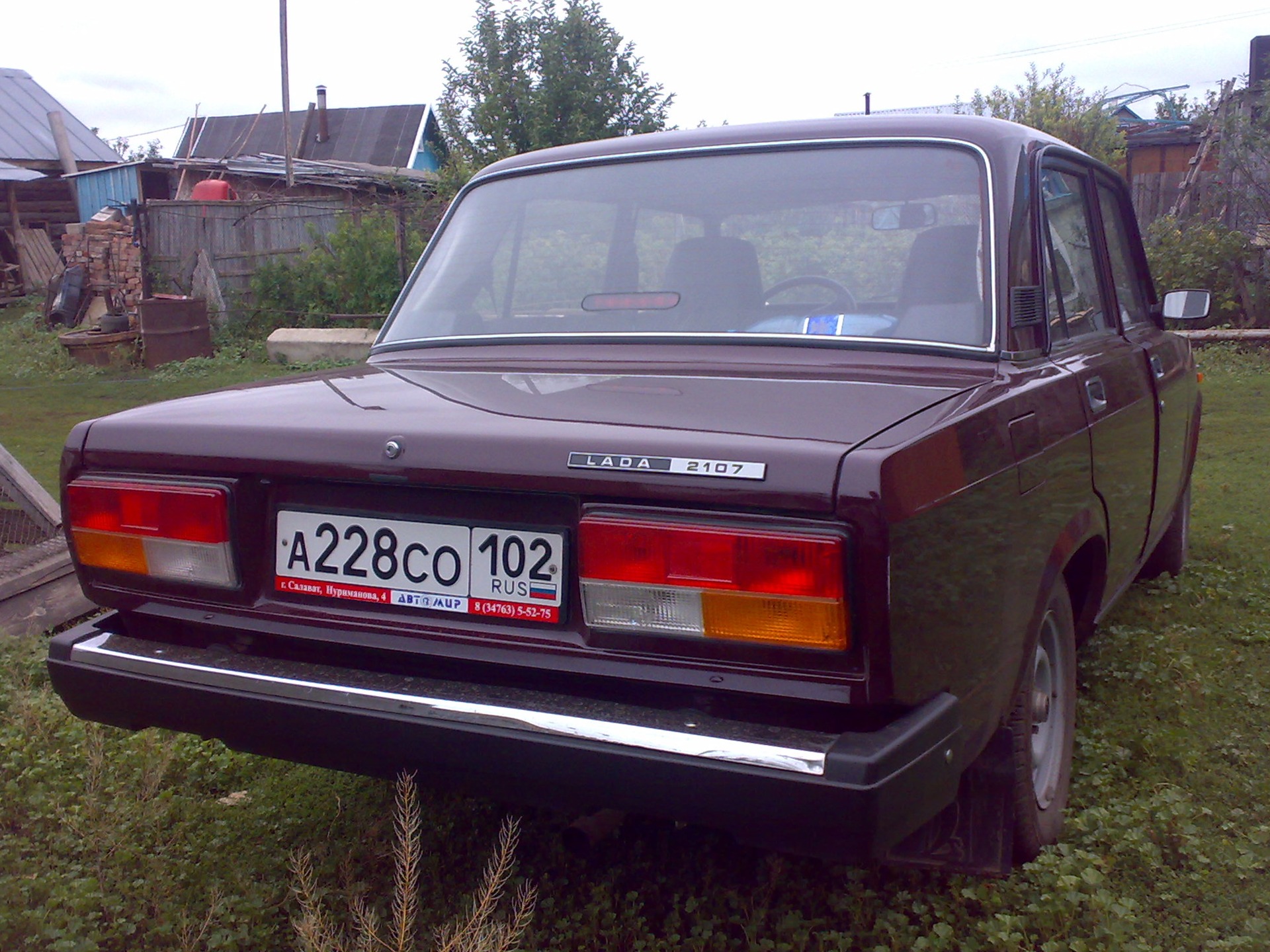 В таком состоянии была машина когда она только перешла в мои руки ( сток) —  Lada 2107, 1,6 л, 2007 года | фотография | DRIVE2