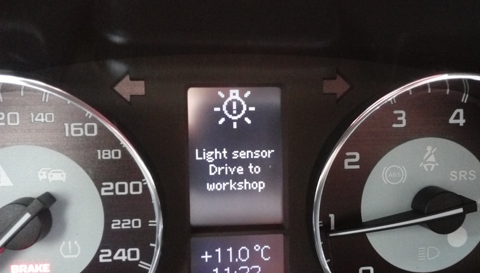 light sensor drive to workshop w203