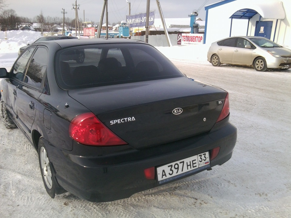 Фото kia spectra черного цвета