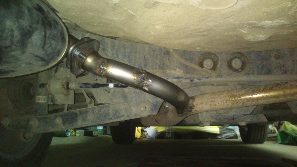 Вид снизу — Subaru Forester (SJ)