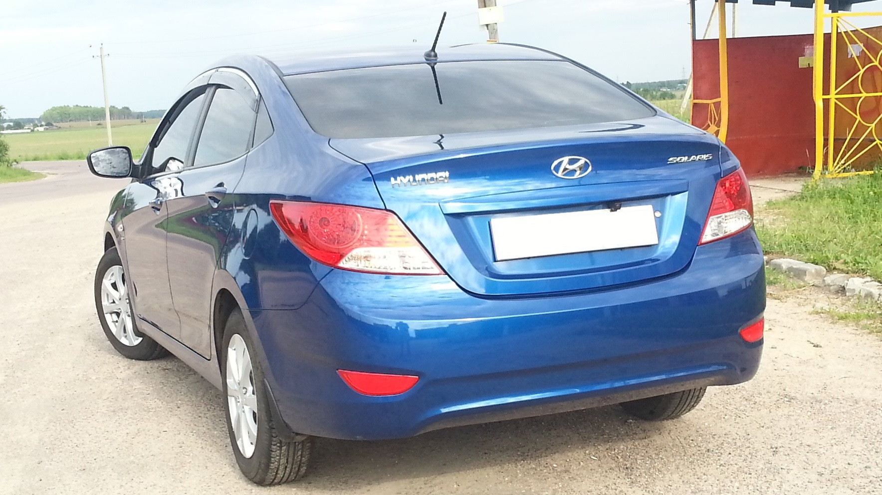 Hyundai Solaris 1.6 бензиновый 2012 | ♂Blue Star♂ на DRIVE2