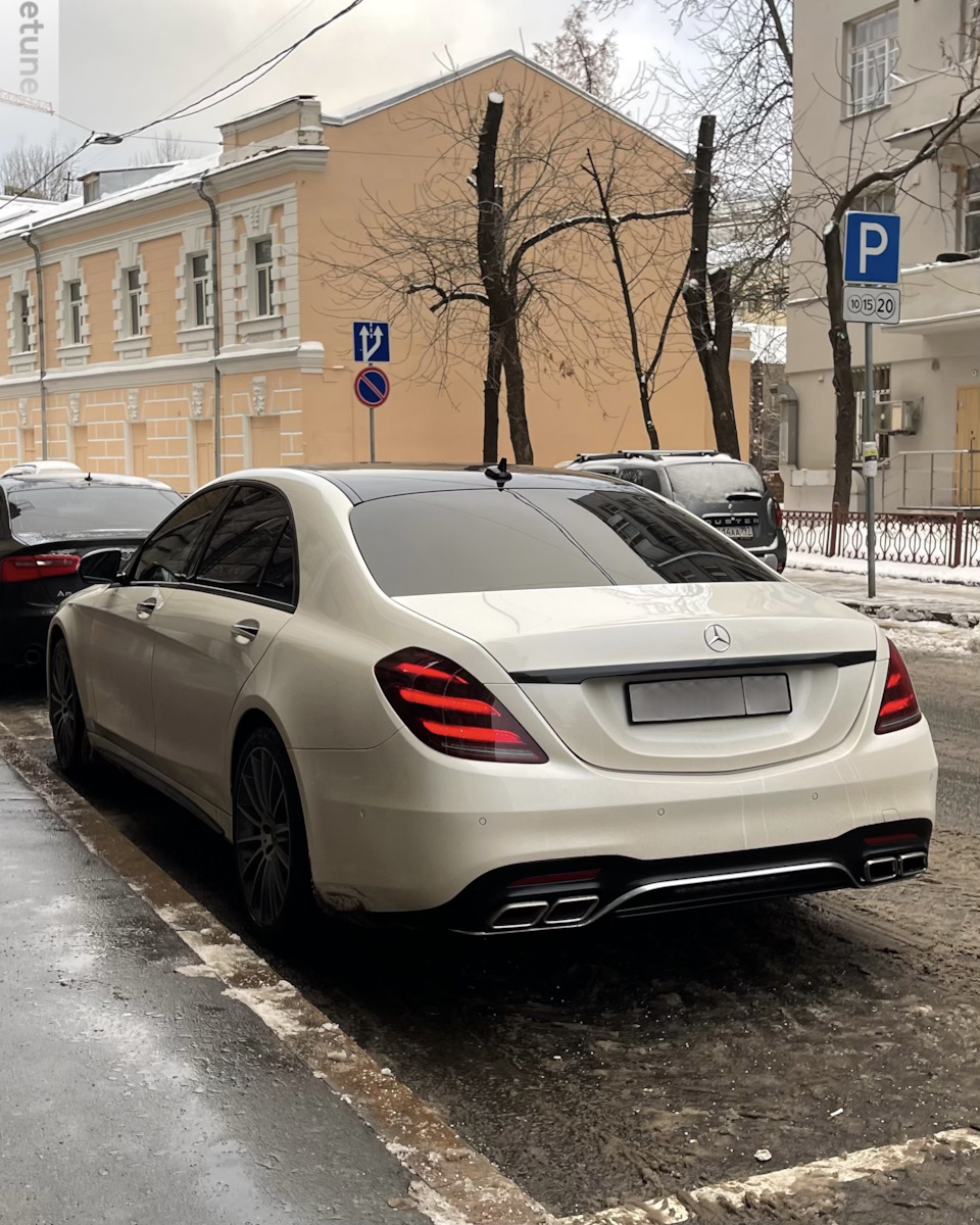 Стайлинг, атермальная тонировка и детейлинг перед зимой — Mercedes-Benz  S-Class (W222), 2,9 л, 2014 года | мойка | DRIVE2