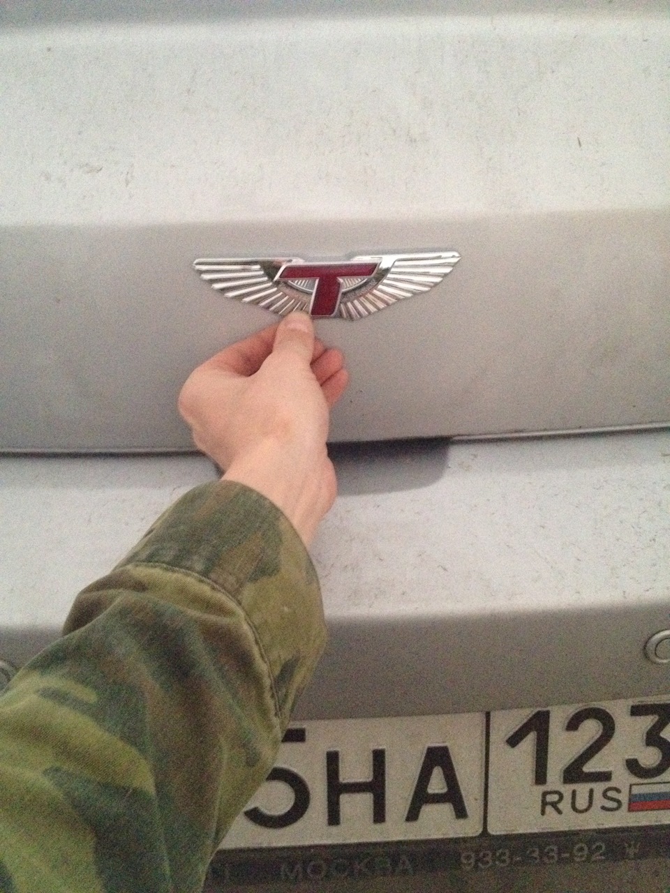 T-WING EMBLEM — Hyundai Coupe (GK), 2,7 л, 2007 года | стайлинг | DRIVE2