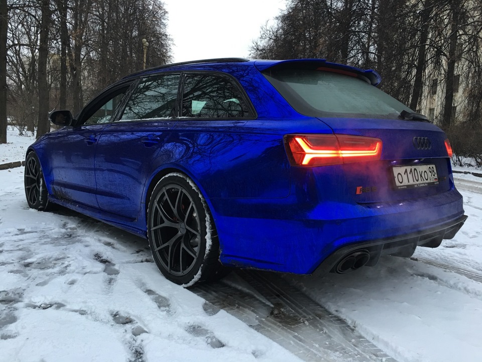 Audi a7 синяя