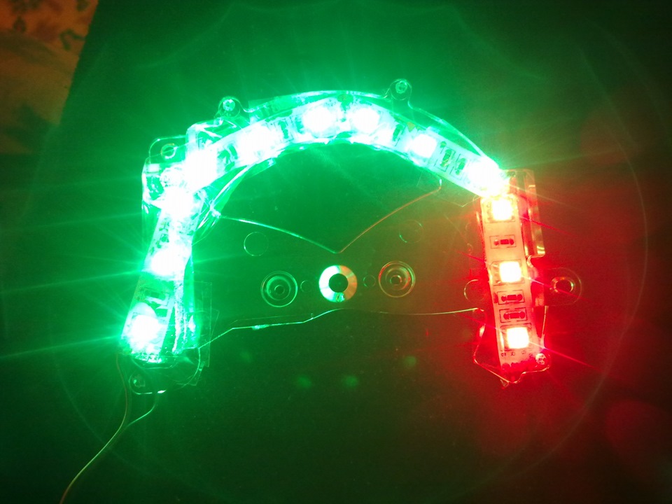 Панель приборов под "Оптитрон". — Toyota Caldina (190), 2 л, 1995 года ...