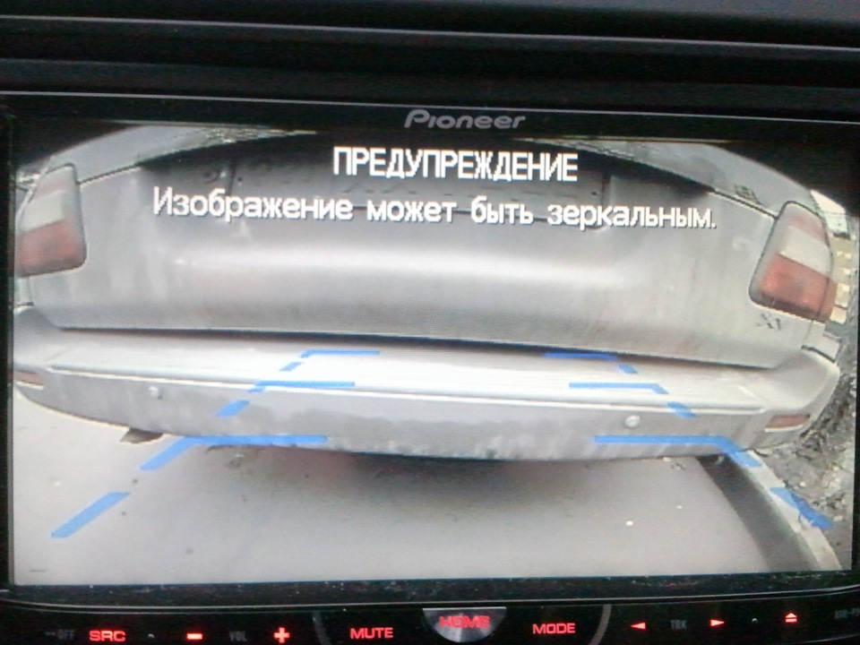 Pioneer 3400DVD + камера заднего вида — Volkswagen Polo Sedan, 1,6 л ...